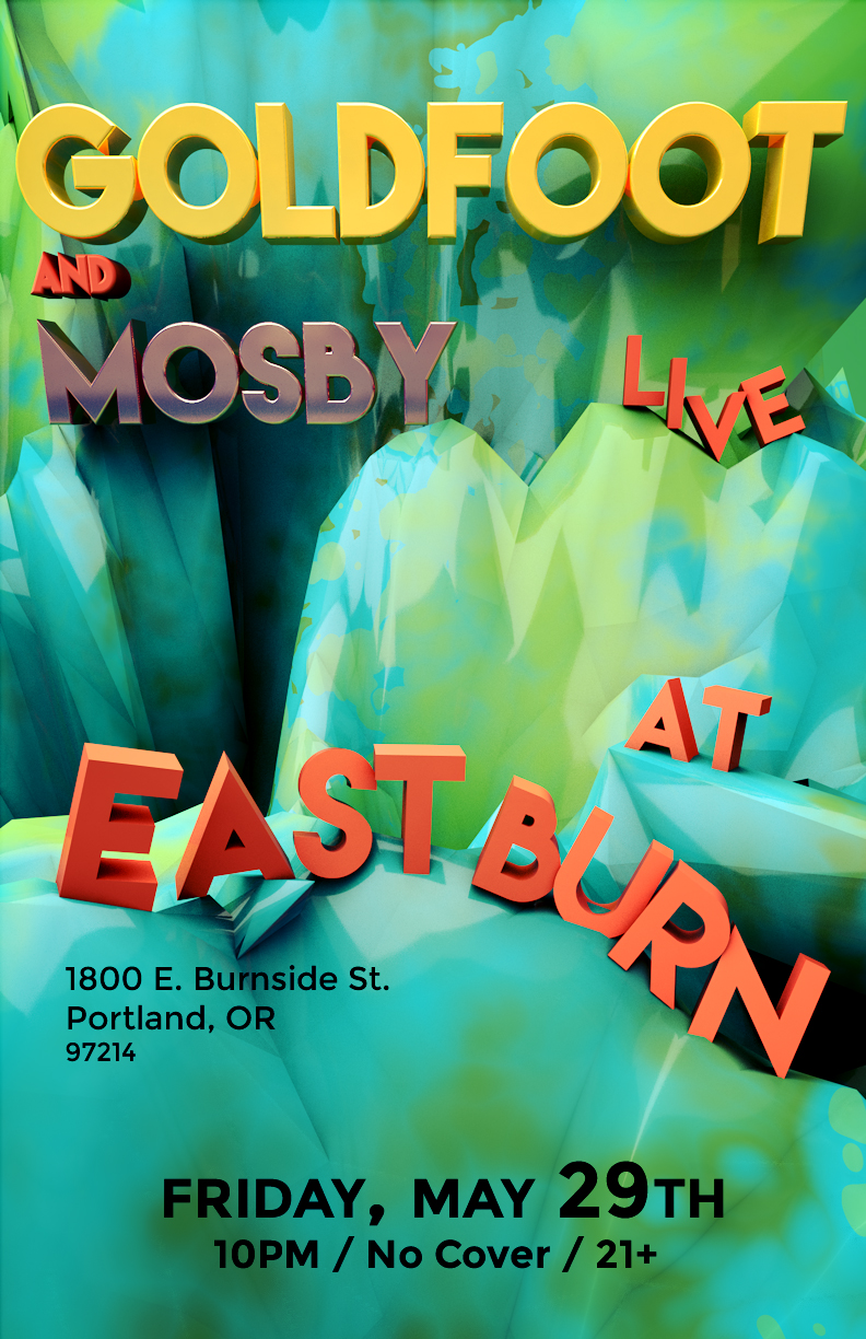 Concert poster for Goldfoot