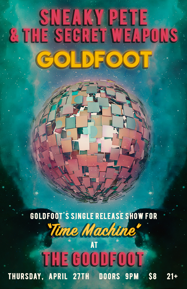 Concert poster for Goldfoot